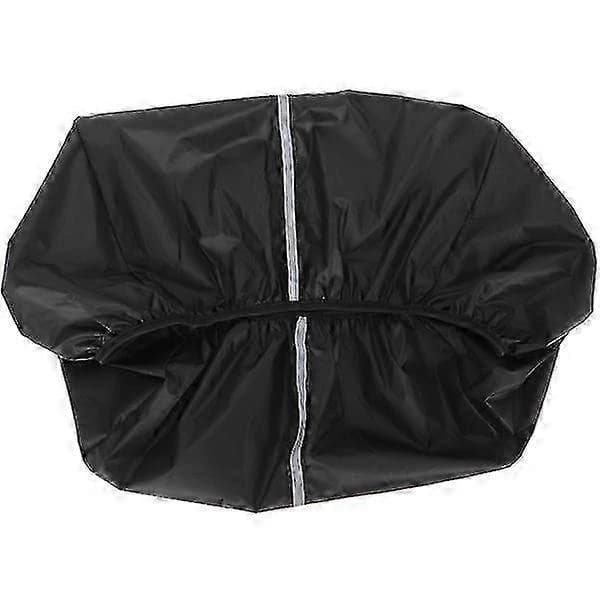 Vikbar Cykelkorg med Regnskydd, Korgskydd och Foder - Skyddar Din Cykelkorg Mot Regn