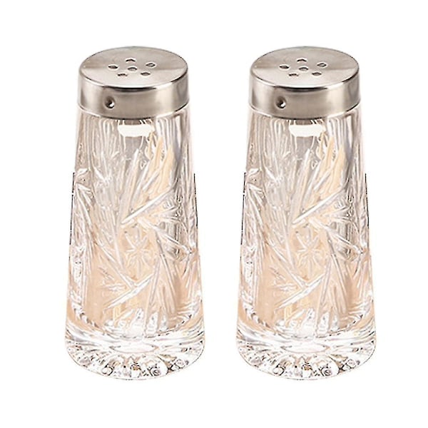 Refillable Seasoning Bottle Salt And Pepper Shakers Kitchen Decor (set Of 2) Salt Shaker Set