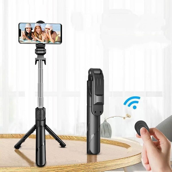 Bluetooth skalerbar bærbar stativ selfie stick