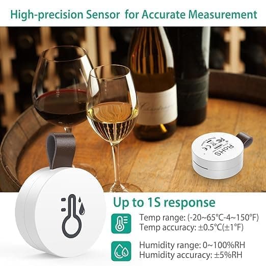 1/2/3-pack Bluetooth Termometer & Hygrometer med App – Trådlös Temperatur- och Fuktmätare med Datalagring