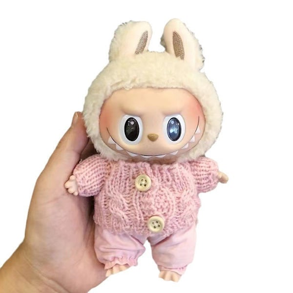 [HH] Kawaii Kläder Outfit Tillbehör för Kpop Labubu Idol Dockor Overall Set Kläder 55