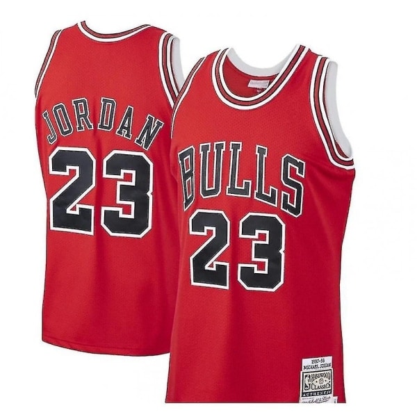 /HH/basketlinne för män Chicago Bulls V - Perfekt röd L