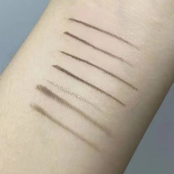 /HH/Blade Makeup Brushes Vinklet Tynd Øjenbrynsbørste Flad Fin Eyeliner sort B black B