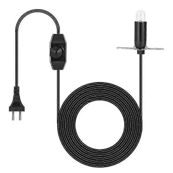 HA~Ledmomo E14 15w Wolframtråd lyspære med dimbar lysbryter for saltlampe med EU-plugg