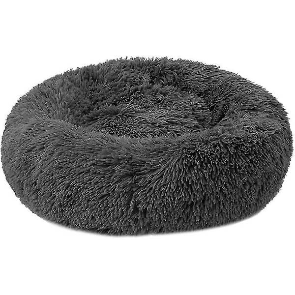 Dyre seng til katte og hunde, rund plys hund seng, donut form, valg af farve og størrelse