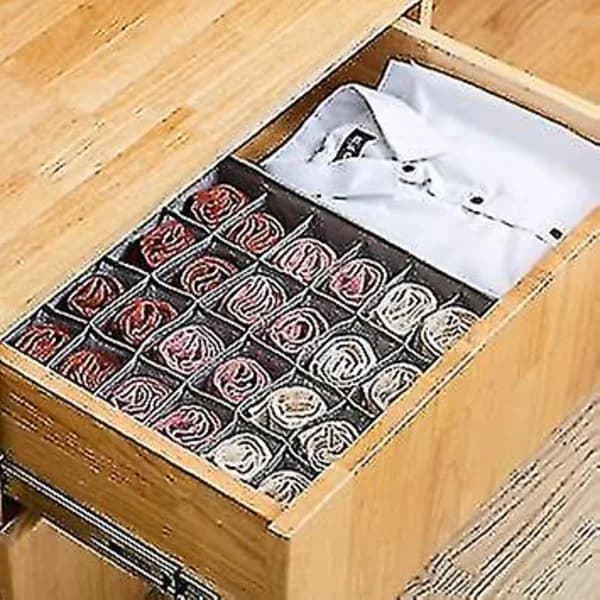 24 rum undertøjsopbevaringsrum sammenklappelig skabsopbevaringspose opbevaringsboks