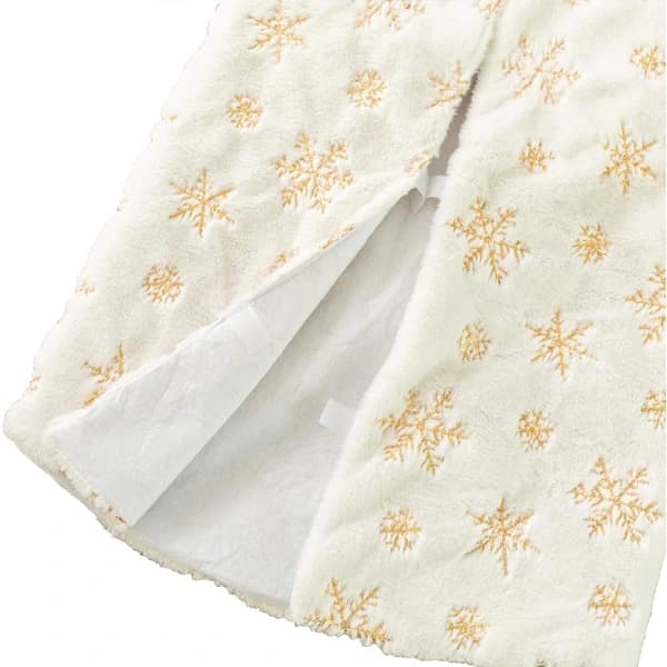 Juletreteppe Snøfnugg Broderi Juledekorasjon