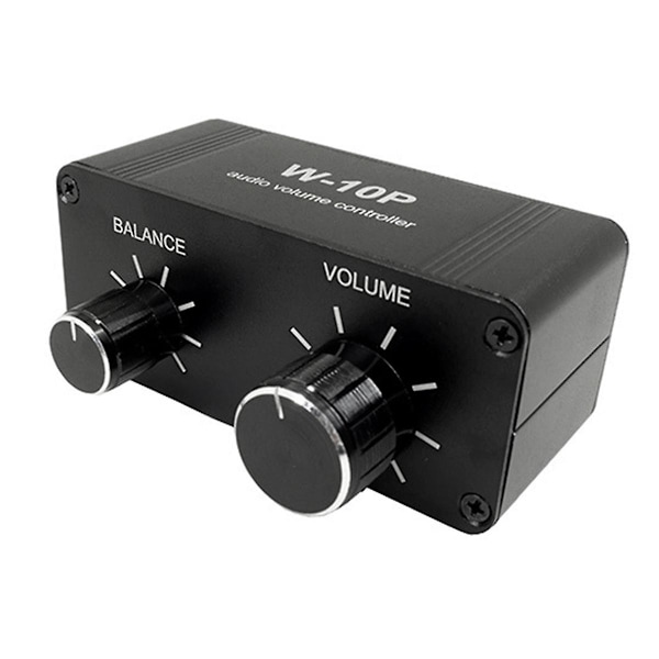 3,5 mm RCA bærbar volumenhed forforstærker W-10p stereo dual channel stereo audio mini bal