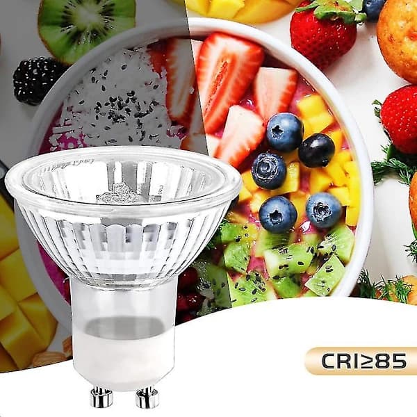 5 stk GU10 50W Halogen Spotlys Pære Dimbar, Halogen Reflektorlamper