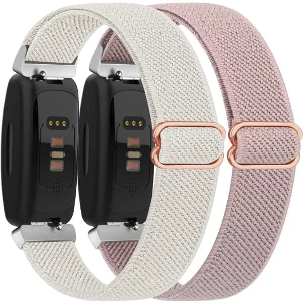 Elastiske bånd for Fitbit Inspire 2 - 3-pakning med elastiske armbånd