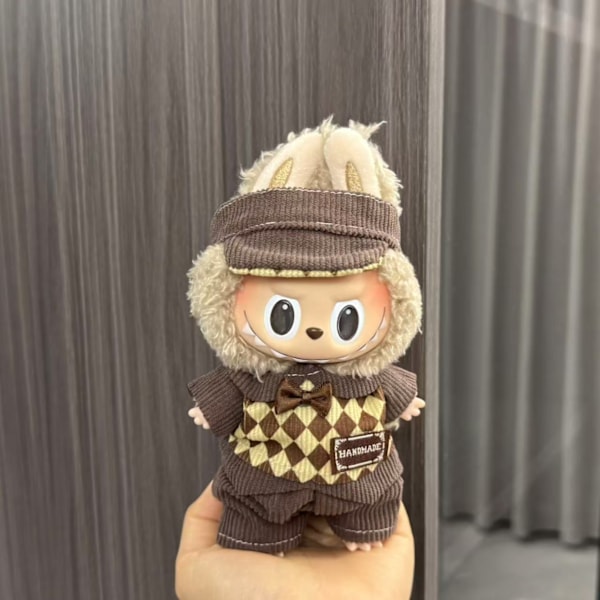 [HH] Labubu Tillbehör och Klädset Anpassad Plysch Labubu Dockor Outfit för Labubu 22