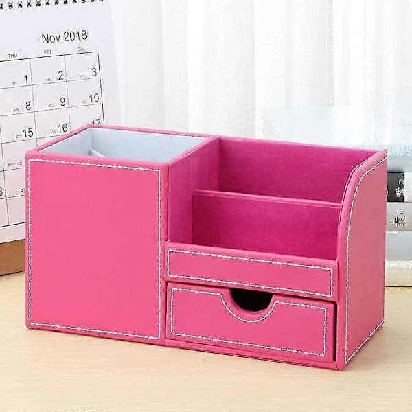HA~4 Monikäyttöinen lokerikko työpöydälle (Candy Pink)