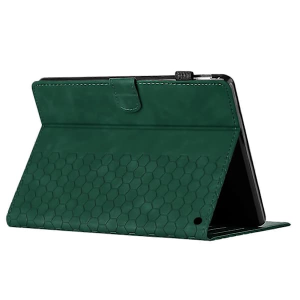 HA~Etui til Amazon Kindle Fire Max 11 2023 Honeycomb Trykt Læder Tablet Etui med Kortplads