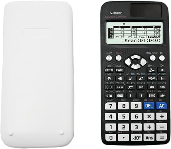 FX-991EX Scientific Calculator - 552 Functions, 10+2 Digit Display, Portable Calculator
