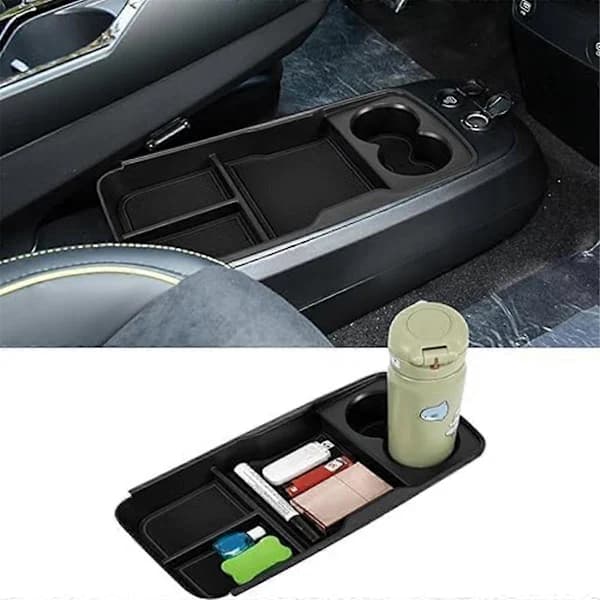 For EV6 2022 2023 2024 Midtkonsoll Oppbevaringsboks Nedre Rom Armlene Oppbevaringsboks Koppholder