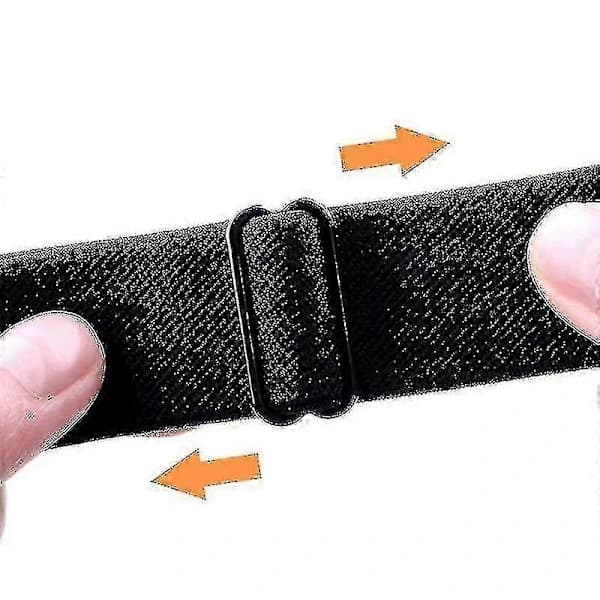 HA~Justerbar elastisk nylon urrem til Redmi Band 2, åndbar smarturrem Black