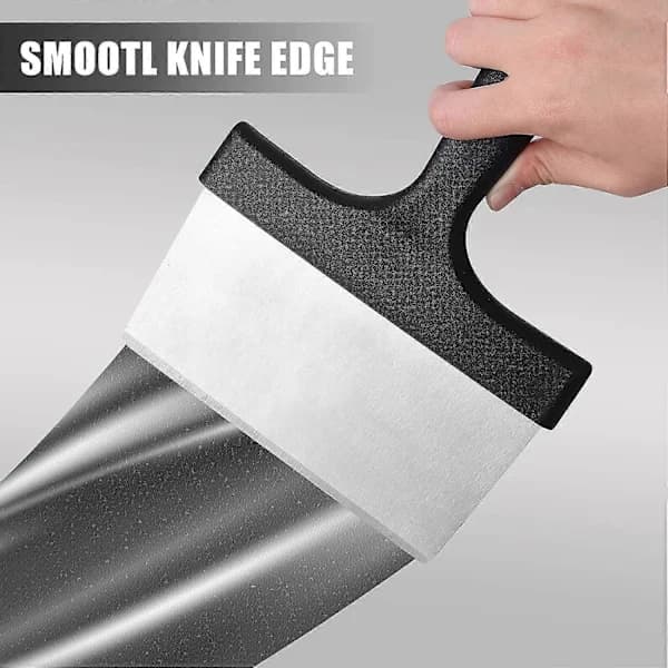 HA~Powerful Grill Scraper, Stainless Steel Grill Scraper, Griddle Scraper, Grill Scraper Tool with Handle