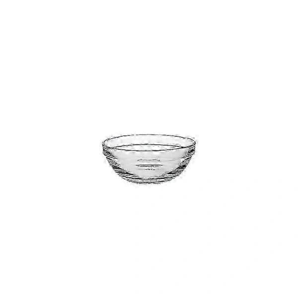 Duralex Sett med 4 Lette Runde Stableskåler 7,5 cm Fester BBQ Desserter Blanding Dipp