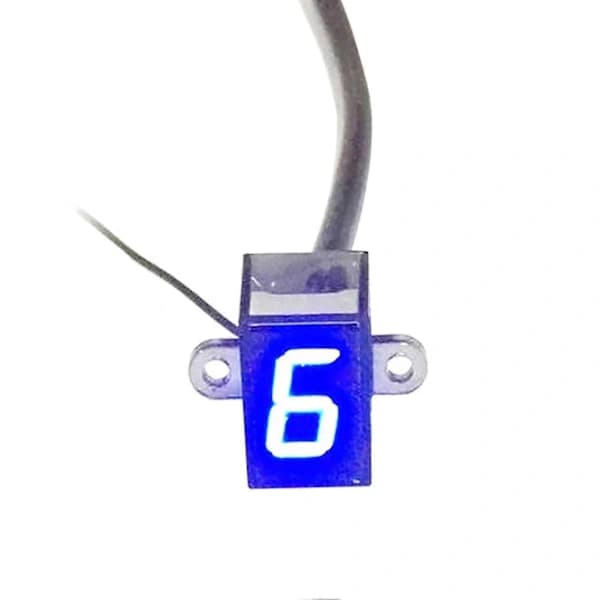 12V Universal Motorcykel Digital LED Gear Indicator Gear Shift Sensor Display