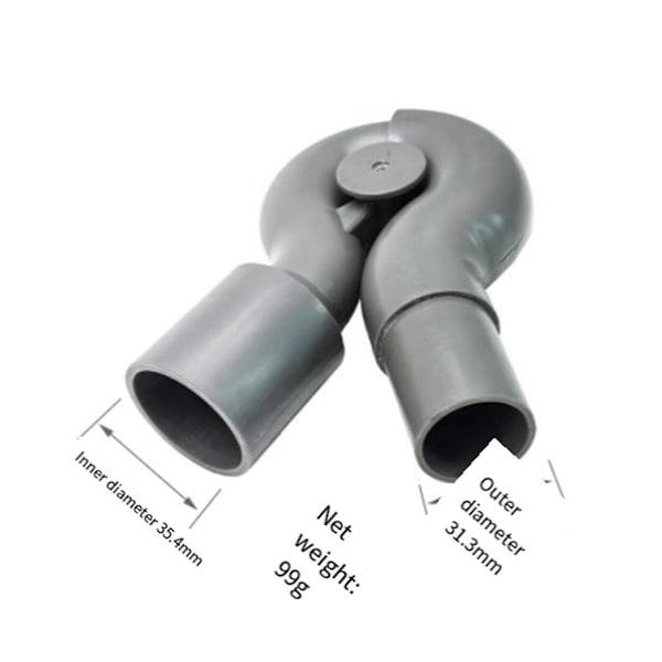4 osan universaali kyynärpääsovitin pohjaan 35-32 mm reiällä, pikavapautusvälineen pohjasovitin, imuriliitäntä