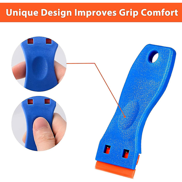 Glass & Ceramic Hob Scraper - Fönsterrengöringsskrapa Rengöringsverktyg Med 20 st Plast