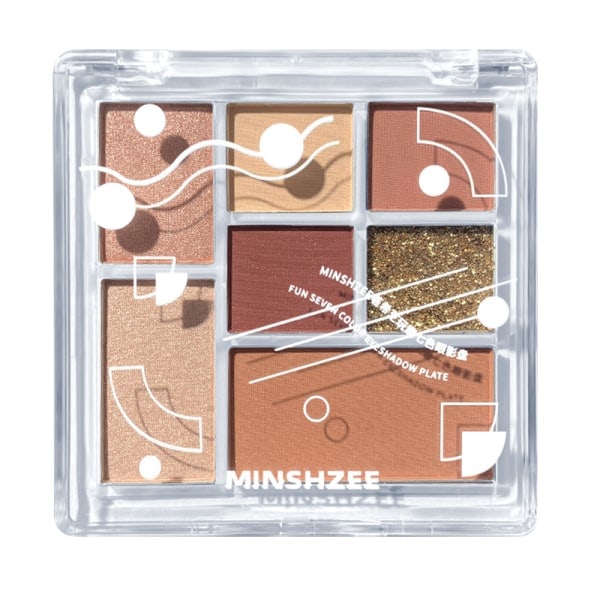 /HA/ Seven-Color Eyeshadow Palette 63g 12#
