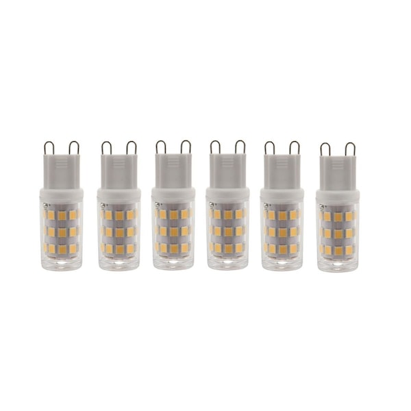 6pcs G9 Led Bulbs,3w Halogen Bulbs,g9 Socket Engergy Saving Led Lamp,natural White,360lm,ac 220-240