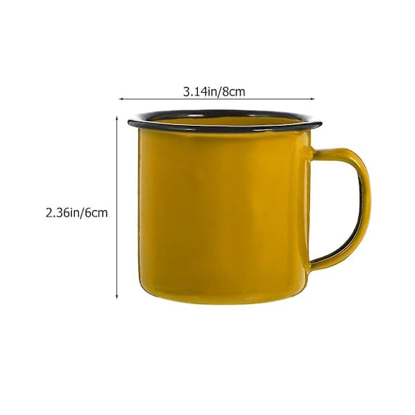 HA-2 emaljerte campingkopper kaffe te reisekopper for kontoret