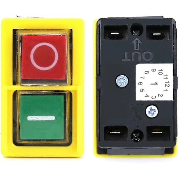 HA~Kjd 6 Universal Erstatningsafbryder 250v 4 A, Nvr-afbryder, Nødstopafbryder