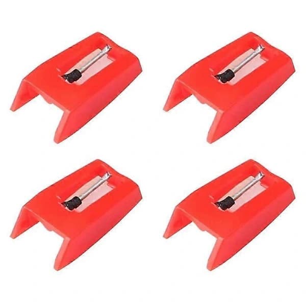 4 stk Platespillernåler Universal Erstatningsstift for Vinylplatespillere