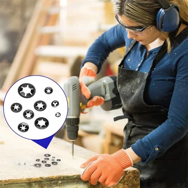 260 stk. Tandede Låseskiver Interne Tandede Skiver Starlock