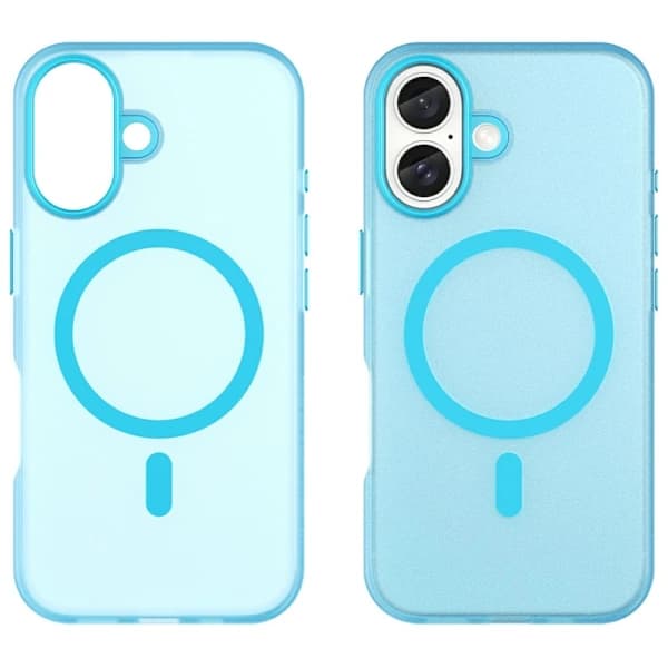 iPhone 16 Cover MagSafe Slim Mat Blå 41 41