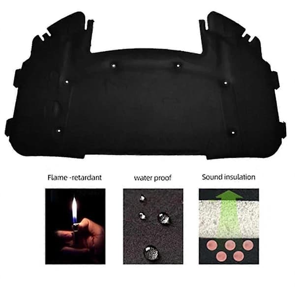 Varme- og lydisoleringsmatte for panser, beskyttelse for E90 E91 E92 E93 323I 325I, motorisoleringsbomull