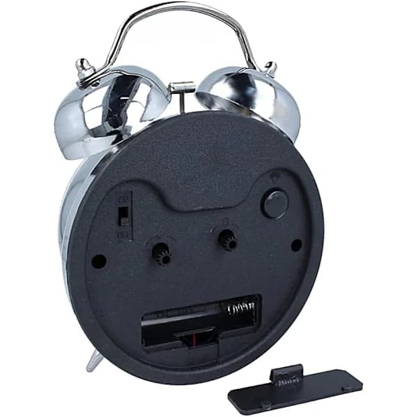 Twin Bell Clock, Bedside Alarm Clock, Classic Alarm Clock