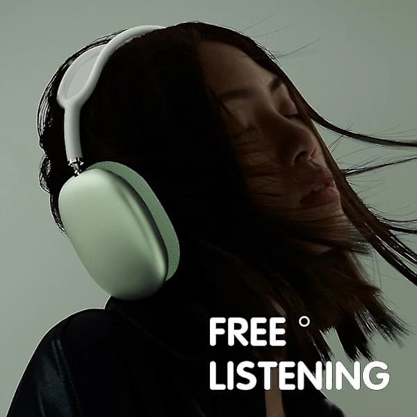P9 Over-Ear Hovedtelefoner Memory Foam Fuld Dækning Headset Aktiv Støjreduktion Sort