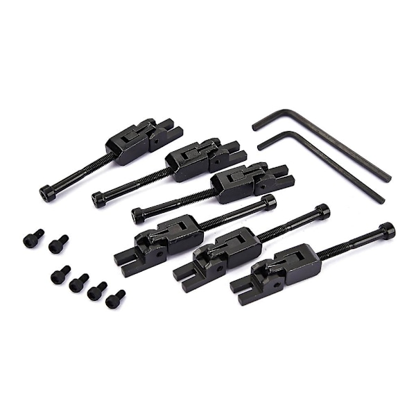 6 stk Metall Gitarrlåste Strengsaddler For Floyd-rose Tremolo Bridgedeler