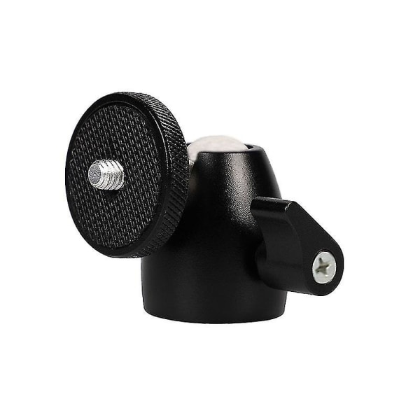 Mini Ballhode 360 Graders Rotasjon Panoramisk Aluminium Tripodhode Skruehull For Dslr Kamera Videokamera -aya