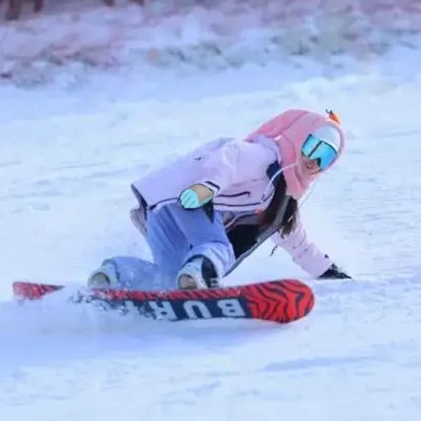 Skihansker for barn, vinter, vindtette, vanntette, ridehansker, snøhansker, sklisikre Cyan-blå M