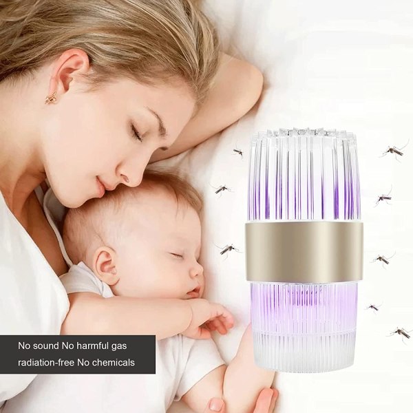 Mosquito Killer Lamp, Elektrisk Insektsdödare, USB Elektrisk