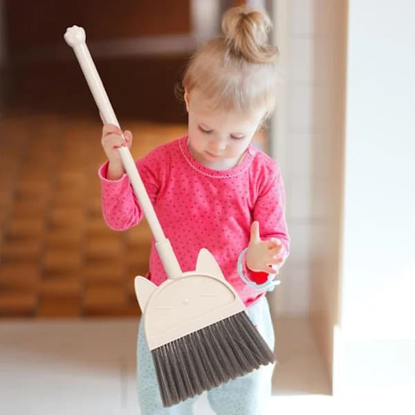 Lasten lakaisusetti, Mini-siivousvälinesetti kotiin, leikkisetti