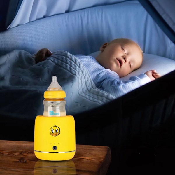 Automatisk Baby Shaker Mjölkpulvermixer för Baby Babycare Moderprodukter, Gul