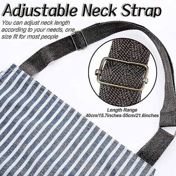 3 Pcs Women Waterproof Apron with Pockets Adjustable Aprons for Kitchen