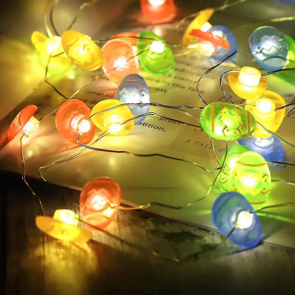 30 Kyckling & Påskägg Batteridriven Micro Led Inomhus Sil