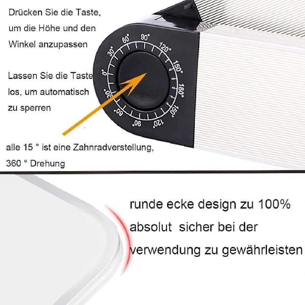Justerbart kokbokställ läsställ, bokstöd bokställ med pappersklämmor för läroböcker, notböcker, surfplattor