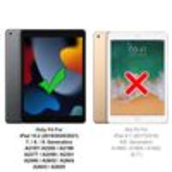[2-pack] ProCase Skärmskydd för iPad 10.2 tum 9:e/8:e/7:e generationen 2021/2020/2019, 9H Härdat Glas