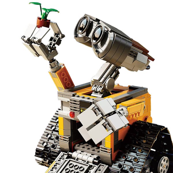 WALL-E robot små partikkelpuslespill byggeklosser grenseoverskridende fjernkontroll barneprogrammering gaveleker