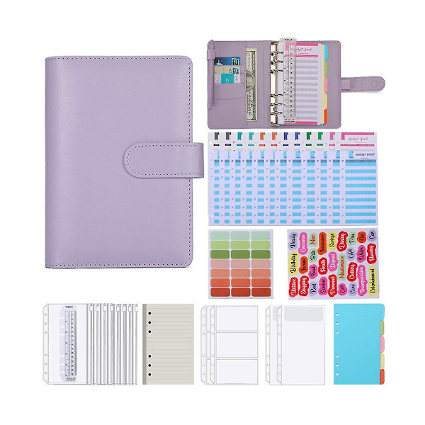 Prickig Journal Kit, A6 Rutnät Journal Lösblad Med, Färgad Penna, Stenciler, För Journal Dagbok