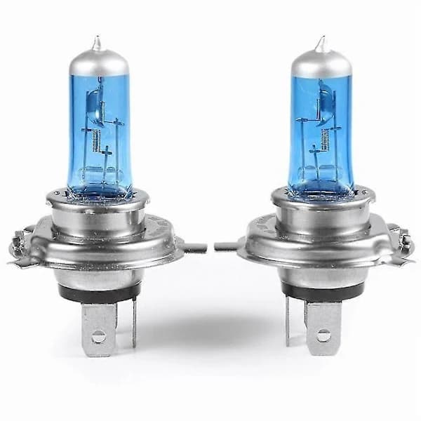 HA~2 stk H4 12V 100/90W Superlys Halogenpære til Bil
