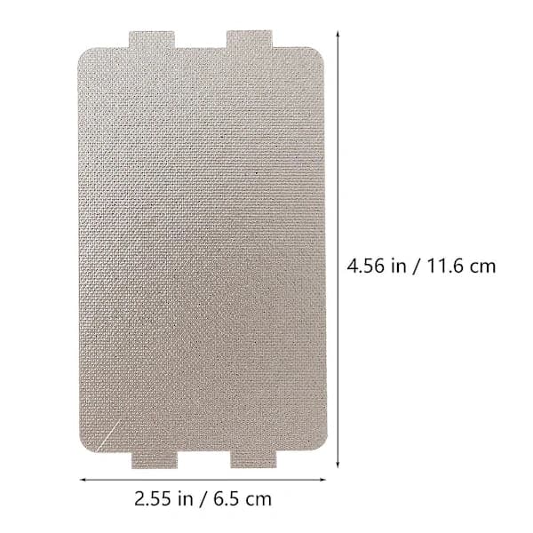 6 kpl mikroaaltouunin levyn suojus, mikroaaltouunin osat uunin aaltojohdinsuoja mikroaaltouunin rapea arkki C[C] 11.6X6.5CM