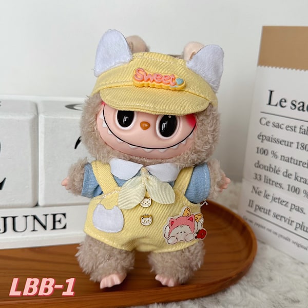 [HH] Labubu Mc Kläder Donald CC Klänning Labubu Kläder Kjolar Kuromi Klänning Docka Labubu Designkläder och Accessoarer 17cm 8